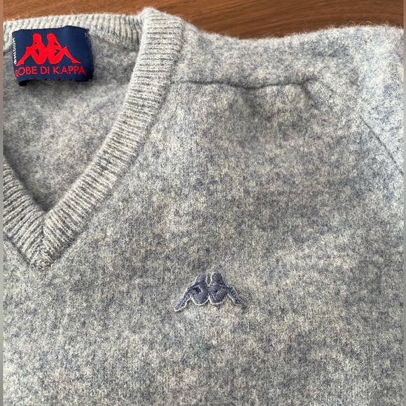 Light Blue Kappa Sweater - Picture 1 of 4
